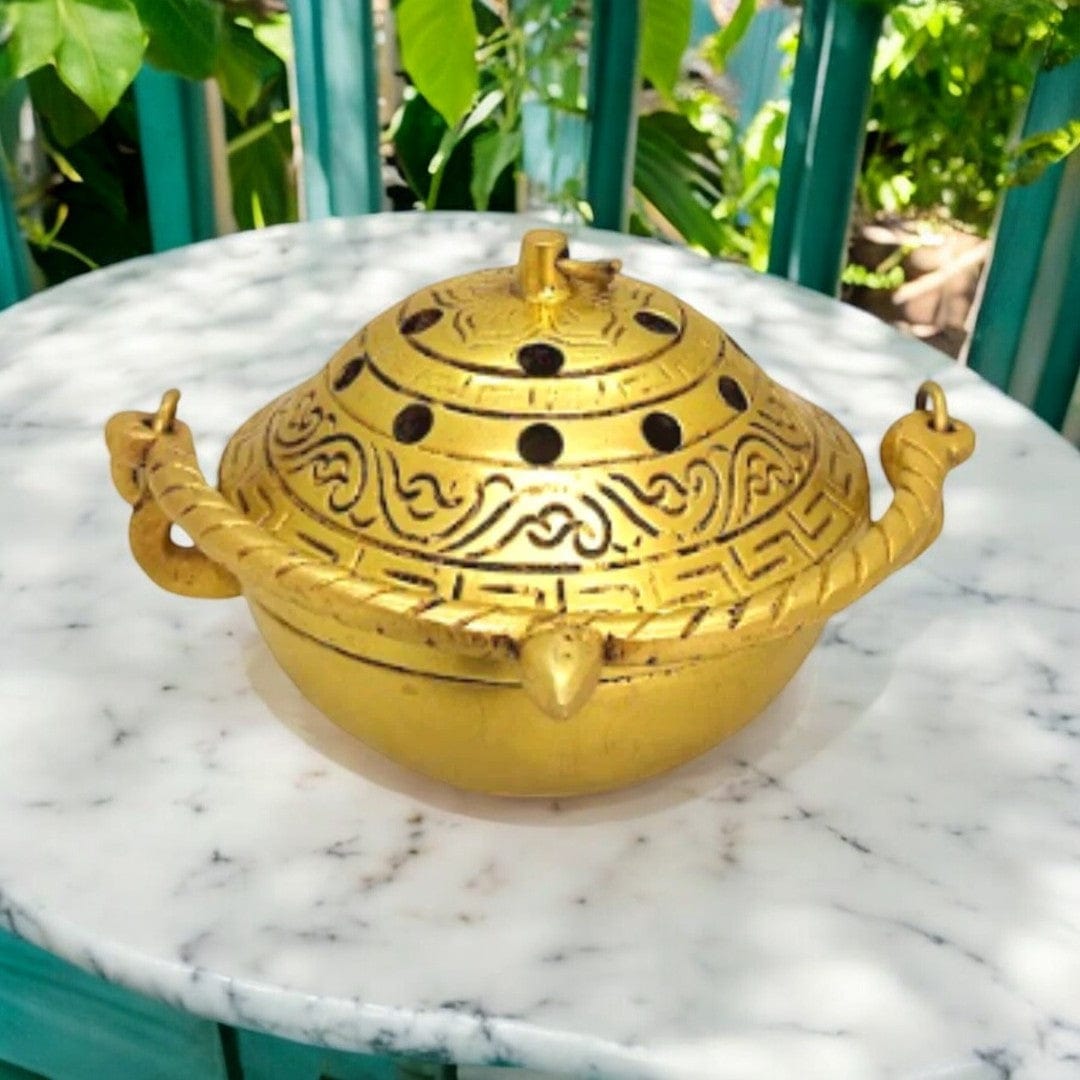 Brass Small Dhoop Burner